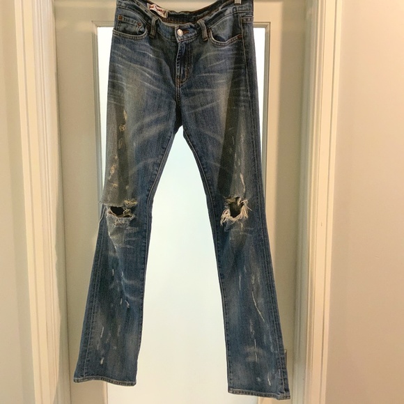 Red Engine Vintage Denim Distressed Ruby jeans - Picture 1 of 4